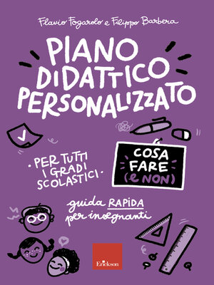 cover image of Piano didattico personalizzato--Cosa fare e non